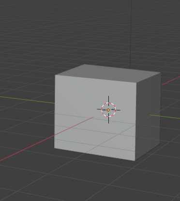 I added a base cube and played with the height and width relative to my real life reference